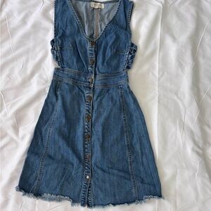 Pacsun Denim Button-Down Dress